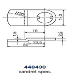 Ruko kamstykke 448430 vandret spec.