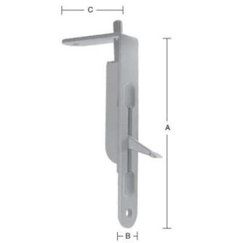 Paskv.kantr. 160x70mm elforz. 23321