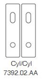 Randi Line 18 Smalprofilskilt 739202AA, greb/cyl/cyl)