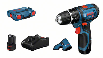 Bosch akku slagboremaskine GSB 10,8V-2-LI 2 x 2,0 Ah