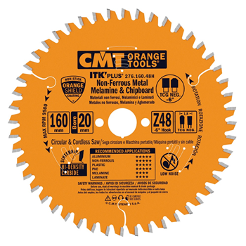 CMT rundsavklinge 160x1,8x20mm Z48 NE Neg