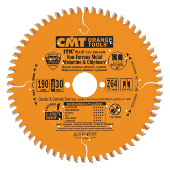 CMT rundsavklinge 190x1,8x30mm Z64 NE Neg