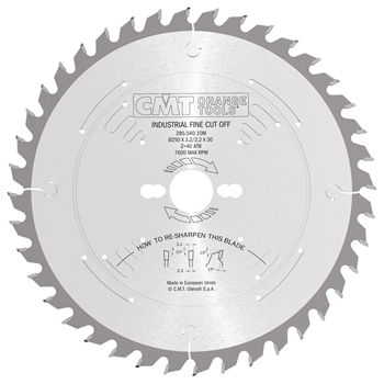 CMT rundsavklinge 260x2,8x30mm Z48 W