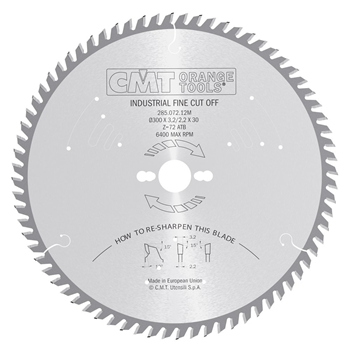CMT rundsavklinge 300x3,2x30mm Z72 KW