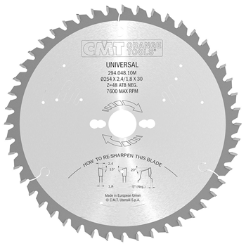 CMT rundsavklinge 315x3,2x30mm Z54 W