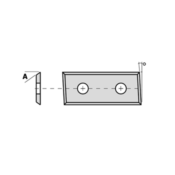 CMT Vendeplatte  36x12x1,5 CMT