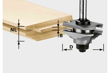 Festool Profilfræser fer HW S8 D46 x D12-FD