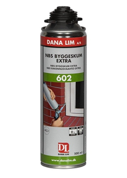 Dana Byggeskum 602 Extra, 500ml, uden isocyanat t/pistol NBS